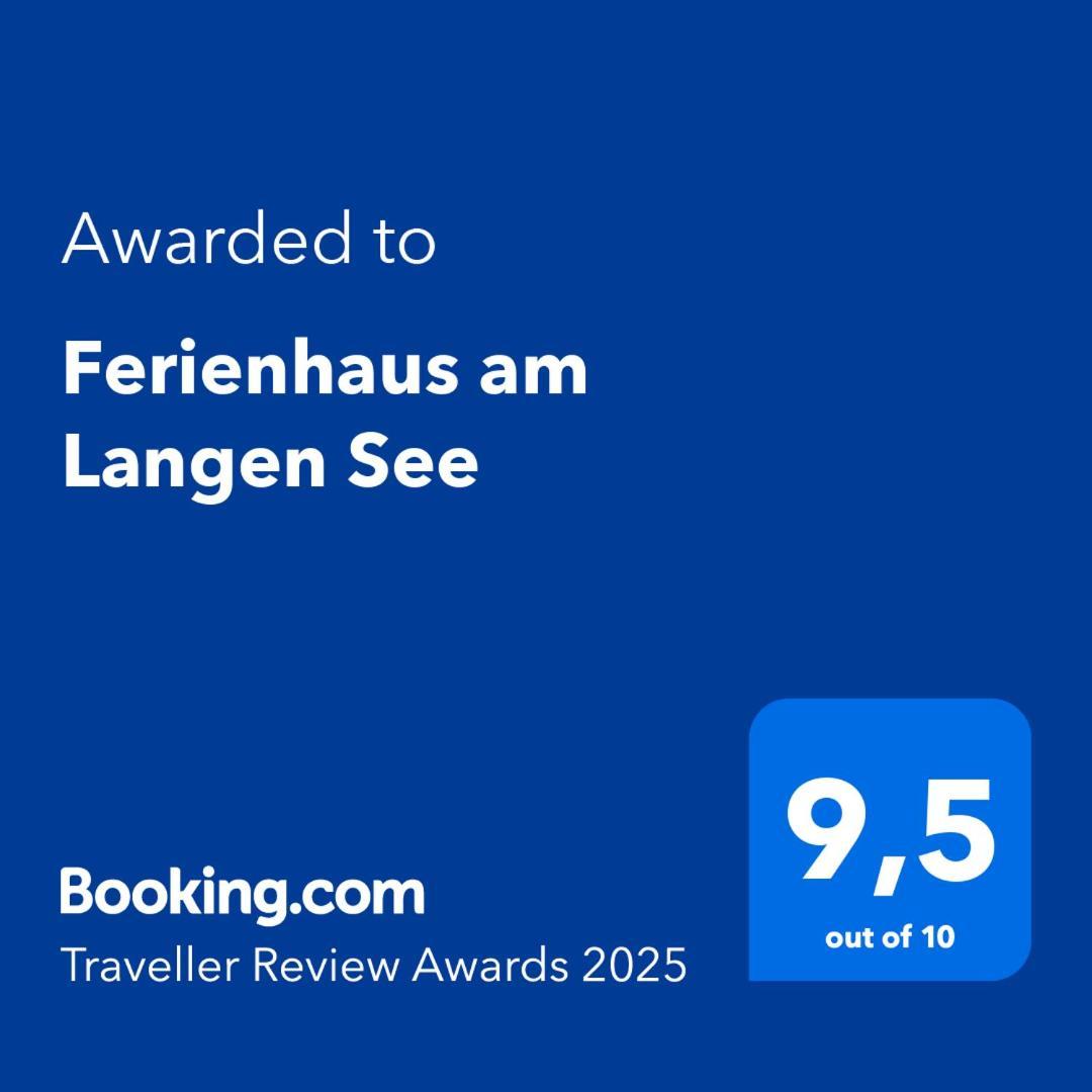 Ferienhaus Am Langen See Heidesee 外观 照片